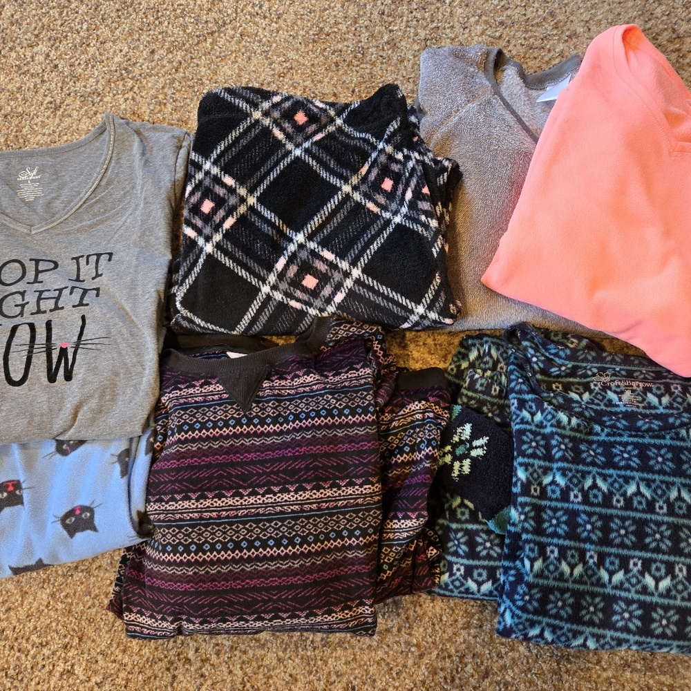 Fleece Pajama Bundle, Size XL & L